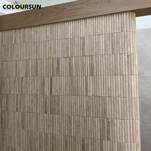 Style moderne Flexible Pierre Travertin <span class=keywords><strong>Pilier</strong></span> Romain TV Fond Décoration Murale Argile Douce Flexible MCM Carreaux pour Hôtel <span class=keywords><strong>Brique</strong></span> - Product Image 1