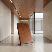 Plaques de plafond suspendu en aluminium perforées carrées modernes personnalisées pour les bureaux