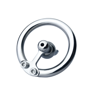 <span class=keywords><strong>Cage</strong></span> de <span class=keywords><strong>chasteté</strong></span> en métal avec prise de pénis dilatateur dispositif de <span class=keywords><strong>chasteté</strong></span> Double vis négative extrême <span class=keywords><strong>Cage</strong></span> à bite SM Bondage Sex Toys pour hommes - Product Image 5