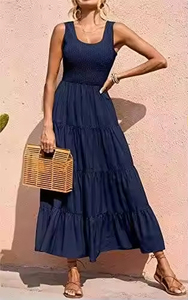 Robe Courte Sans Manches Plissée Côtelée pour Femme – Idéale pour le Quotidien, les Fêtes et les Clubs – Collection 2025 - Product Image 3