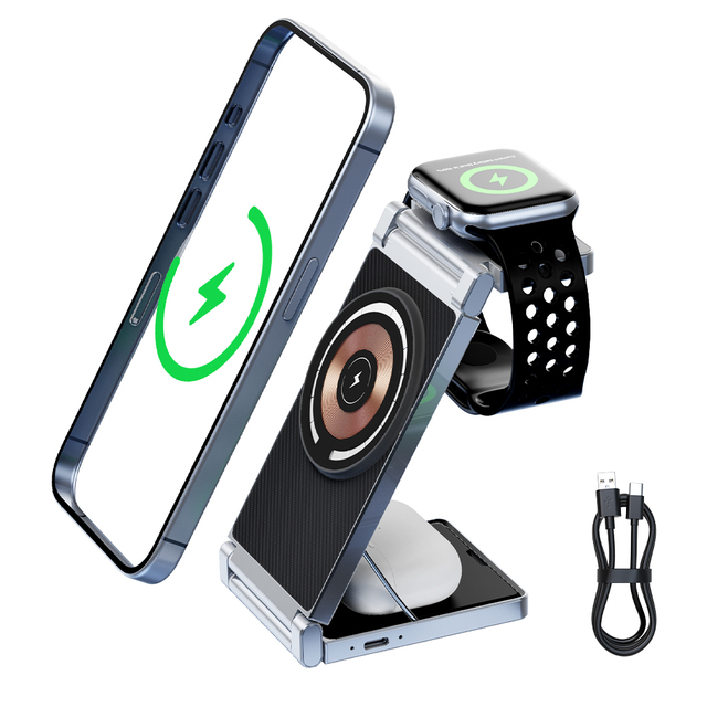 Wireless Phone Charger Top Selling 2023 Magnetic Wireless Charger for Iphone Android Phone
