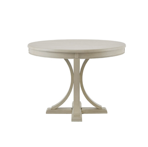 Modern <b>Round</b> <b>Dining</b> <b>Table</b>, <b>Solid</b> <b>Wood</b> Finish Classic Design for <b>Dining</b> Room - Product Image 2
