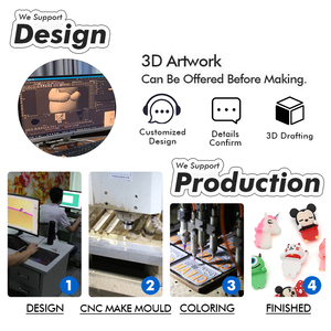 Figurines d'action 3D en PVC personnalisées, jouets, breloques pour téléphone portable, poupées couchées en PVC, décoration, petites figurines en silicone, vente en gros - Product Image 3