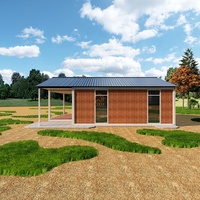 Fournisseur de maison préfabriquée de luxe à bas prix maison préfabriquée prête à l'emploi maison mobile prête à l'emploi villa maisons en paquet plat de 2 3 chambres à coucher