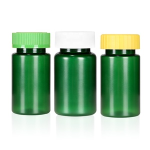 Pot en plastique écologique multi-tailles vide en PET pour compléments alimentaires, huile de poisson, capsules, pilules à base de plantes, suppléments diététiques en vrac - Product Image 3