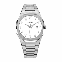Montre à chiffres arabes de 40mm et 38mm Montres automatiques mécaniques étanches à quartz en acier inoxydable pour couples