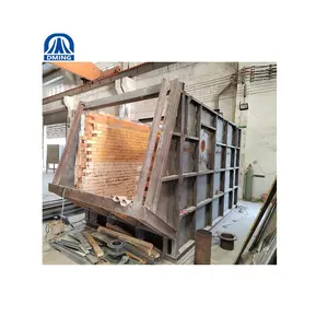 45 ton gas fired aluminum melting furnace for scrap aluminum recycling plant