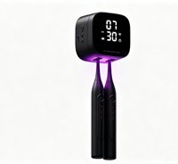 Pengering Sikat Gigi Dinding Digital LED OEM dengan Layar Sentuh, Induksi Nirkontak, Pengaktif/Pemati UVC, dan Dua Slot