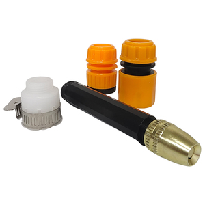 ปืนฉีดน้ำแรงดันสูง หัวฉีดโลหะทองเหลือง สายยางล้างรถ สวน สนามหญ้า - Product Image 5