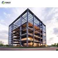 Bâtiment modulaire préfabriqué écologique et robuste de grande hauteur avec structure en acier, système de plancher renforcé, services de soudage et de pliage
