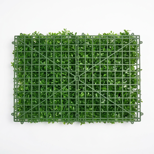 Artificial Mixed Greenery Foliage Panel Dense Green Vertical Garden <b>Wall</b> Mat UV Resistant Indoor Outdoor Decorative Decor - Product Image 3