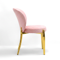 Chaises de mariage empilables en velours, modernes et luxueuses, pour table de mariés, banquets et réceptions d'hôtel