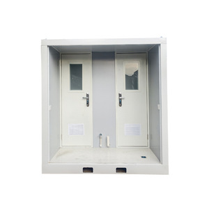 Conteneur de toilettes portables à double cabine, toilettes mobiles extérieures pour attractions touristiques et chantiers de construction - Product Image 1