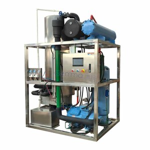 Máquina de Hielo en Escamas Comercial de Acero Inoxidable, Enfriamiento Rápido, Automática, de Alta Precisión, con Capacidad de 500 kg, para Producción de Hielo Granular - Product Image 1