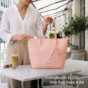 Bolso Tote <span class=keywords><strong>de</strong></span> PVC Transparente Personalizado <span class=keywords><strong>de</strong></span> Fábrica OEM 2026, Bolso <span class=keywords><strong>de</strong></span> Mano Impermeable <span class=keywords><strong>de</strong></span> Gran Capacidad para Mujer, Venta al Por Mayor - Product Image 5