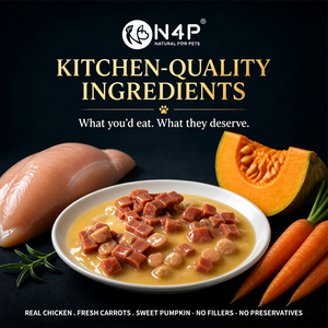<span class=keywords><strong>Cibo</strong></span> <span class=keywords><strong>Umido</strong></span> Completo <span class=keywords><strong>per</strong></span> Animali Domestici 85g/Sacchetto Direttamente dalla Fabbrica, Ricetta con Pollo, Carota e Zucca, Alta Idratazione e Nutrizione <span class=keywords><strong>per</strong></span> Gatti e <span class=keywords><strong>Cani</strong></span> - Product Image 2