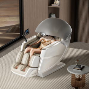 Riway 2026 Luxuriöser Ganzkörper-Shiatsu-Sessel 3D Zero Gravity Luxuriöser Kopfbügel-Entspannungs-Massagesessel mit Doppelbewegung - Product Image 2