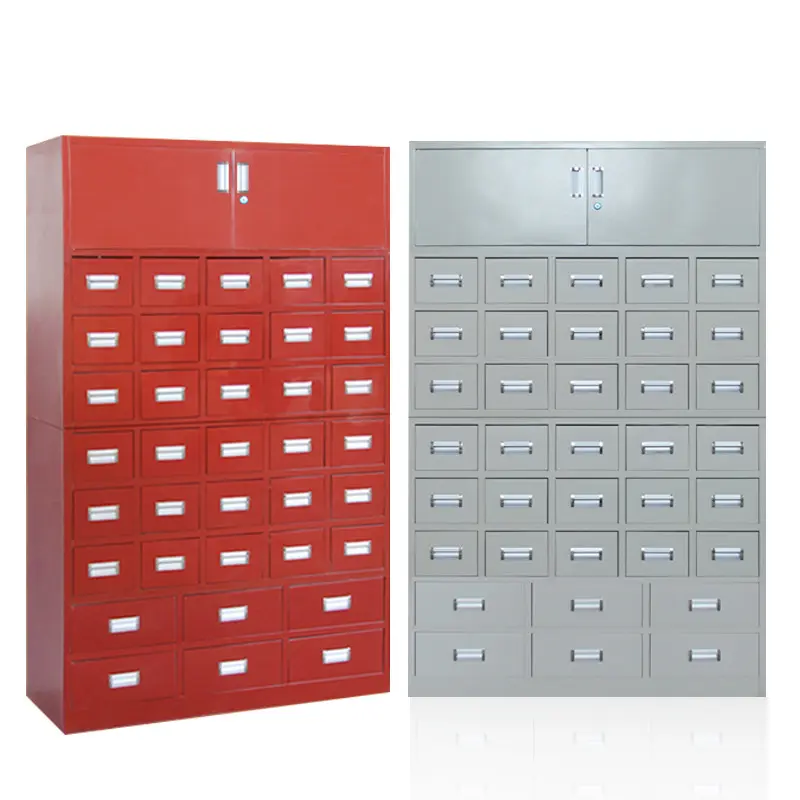 Trung Quốc Y Học Truyền Thống Ngăn Kéo Dược Tủ Lưu Trữ Kim Loại Thép Locker Cho Bệnh Viện Tủ