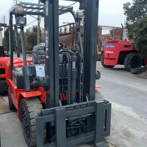 Cheap Used Heli Foklift 3 Ton Diesel <b>Engine</b> FD30 with 6 Months Warranty <b>Standing</b> Operation for Construction in Shanghai China - Product Image 1