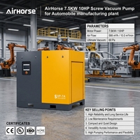 Bomba de Vacío de Tornillo AirHorse IE5 VFD 7.5KW 10HP 60 Pa 588 m3/h, Diseño Compacto y Silencioso para Plantas de Fabricación de Automóviles