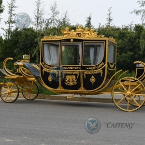 Chariot de <span class=keywords><strong>mariage</strong></span> électrique Royal Cendrillon, chariot à chevaux motorisé, chariot de golf électrique, chariot à chevaux au design électrique - Product Image 2