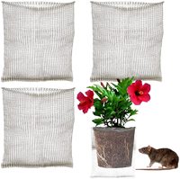 Grillage en acier inoxydable à mailles plates, protection contre les taupes, protection des racines, anti-rongeurs, longue durée de vie, pour arbres, arbustes, roses