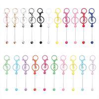 Metal kralen sleutelhanger DIY kit, Kawaii tasbedel knutselmaterialen voor groothandel