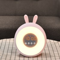 Réveil intelligent pour enfants, personnalisable, avec Ports Usb, réveil du soleil, veilleuse