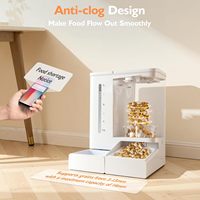 NOUVEAU 2025 Distributeur Automatique 2-en-1 pour Chiens et Chats avec Caméra et Contrôle par APP (4L+5L) – Alimentation et Abreuvement