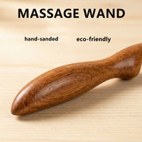 Bâton de massage en bois de santal pour points d'acupuncture, pour le visage, les jambes, les bras, les mains, les pieds, le dos et tout le corps