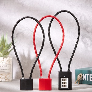 <span class=keywords><strong>Cable</strong></span> DE SEGURIDAD Cerradura de pistola con llaves Cerradura de pistola negra y roja <span class=keywords><strong>Cable</strong></span> de grillete de diferente longitud 8,5 "11" 15 "<span class=keywords><strong>Cable</strong></span> de bloqueo de pistola - Product Image 2