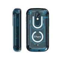 Unihertz, el Teléfono Inteligente Android 13 Más Pequeño, 8GB 256GB, Luz LED, Carcasa Trasera Transparente, Teléfono Móvil de 48MP, Pantalla de 3 Pulgadas, Jelly Star