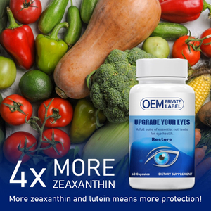 OEM/ODM Ooggezondheidssupplementcapsules met Omega-3 visolie en plantenextract - Product Image 2