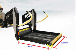 Ascensore idraulico per sedie a rotelle per disabili persone anziane con piattaforma antisdrucciolevole per stabilizzare il furgone durante la memorizzazione - Product Image 2