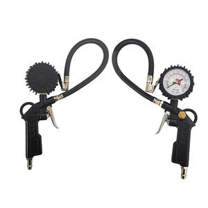 Pistolet de gonflage de pneus avec manomètre, affichage du pression sur le cadran, système de verrouillage de valve, operabilité simplifiée - Product Image 4