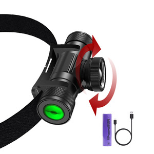Hot Selling LED Rechargeable Led Headlamp White Light Headlamp Rechargeable Flashlight for Hunting/Riding - Product Image 1