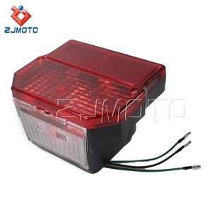 Phare arrière de moto avec réflecteur intégré, feu de plaque d'immatriculation pour <span class=keywords><strong>MZ</strong></span> <span class=keywords><strong>ETZ</strong></span> 150, <span class=keywords><strong>250</strong></span>, 251, et pour simason SR50 S51, 301 - Product Image 4