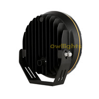 Nouveau phare antibrouillard LED blanc de 9 pouces, 6000K, super lumineux, 12-24V, 160W, pour voiture, SUV, camion, 4x4, conduite tout-terrain, éclairage auxiliaire