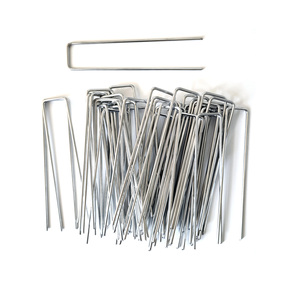 모던 스타일 아연 도금 조경용 스테이플 방청 정원 말뚝 지반 앵커 - Product Image 1