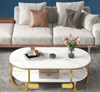 Tables basses modernes en or YQ FOREVER pour salon, tables basses pour la maison, table basse antique