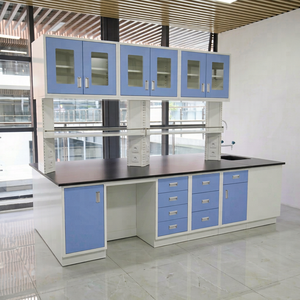 Banc de travail modulaire pour laboratoire avec armoires de rangement pour les laboratoires de recherche et pharmaceutiques - Product Image 1