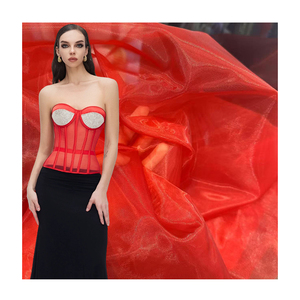 Tessuto in <span class=keywords><strong>Tulle</strong></span> in <span class=keywords><strong>Nylon</strong></span> 80D, maglia in 100% <span class=keywords><strong>Nylon</strong></span> per abito da sposa, rivestimento in tessuto a maglia dura di alta qualità fornitore - Product Image 2