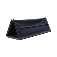 Nouvelle conception de couvre-caisse de camionnette Byd Shark 6 en vinyle souple rétractable, imperméable, avec fermeture à verrouillage, noir mat, sans perçage