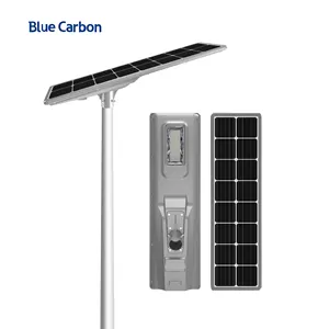 8000lm Integrated Flat Solar LED Street Light 60w 80w IP65 LiFePO4 battery factory manufacturer wholesale 10 yrs warranty