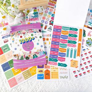 Feuille d'autocollants de planificateur de <span class=keywords><strong>liste</strong></span> de tâches hebdomadaires mensuelles annuelles personnalisées Divers thèmes Autocollants de scrapbooking Feuille d'autocollants décoratifs - Product Image 5