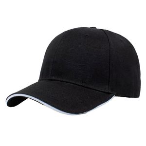 Casquettes de baseball sportives vierges à 6 panneaux, personnalisables avec image, en sergé de coton, ajustées, unisexe, vente en gros pour fabricants OEM - Product Image 1