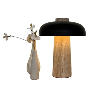 Mushroom Shape Stone <b>Night</b> <b>Light</b> Led Touch Control Rechargeable Bedroom Ambient <b>Light</b> Portable Warm White - Product Image 5