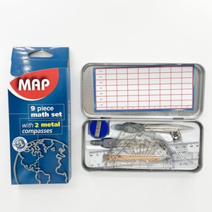 Original Biggest Math <b>Set</b> Factory Produced Cute Stationery Compass Box for School Grade Students - Product Image 3