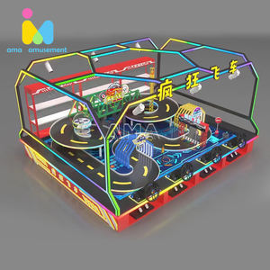 ตู้เกมสวนสนุกตู้เกมสำหรับศูนย์เกมตู้แข่งแข่งแบบนั่งได้4ผู้เล่น - Product Image 5