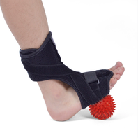 Fasciite plantaire réglable Attelle de nuit Orthèse de soutien de chute de pied pour la protection